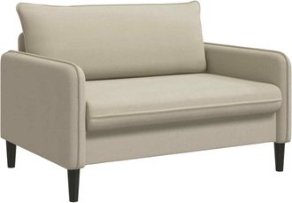 vidaXL Sill&oacute;n Xxl Beige Terciopelo Vidaxl