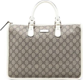 Gucci Pre-owned Handbags, female, Brown, Size: ONE SIZE Pre-owned Structured Top Handle Bag