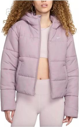 Nike Klassiek Pufferjack - Dames - Ski Jassen - Paars - XL - Fitness
