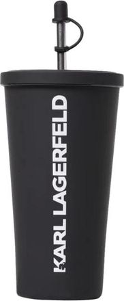 Karl Lagerfeld Home, Heren, Zwart, ONE Size, Leer, Essential To Go Cup