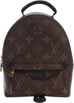Louis Vuitton Pre-owned Mini Palm Springs - Dames - Vintage Rugzakken - Bruin - ONE Size - Vintage