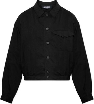 Jacquemus Cubano Jas - Heren - Jassen - Zwart - Maat: L Katoen