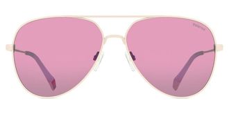 Polaroid PLD 6187/S Polarized SZJ/AI Mens Sunglasses White Size 60