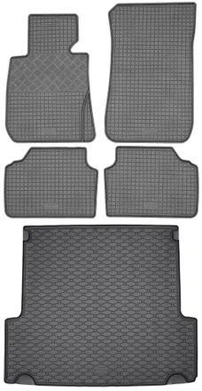OEM Bmw Serie 3 E91 Familiar/touring (2004-2011) - Juego De Alfombrillas De Goma Para Coche + Alfombrilla Para Maletero
