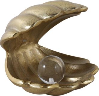 Sagebrook Home 5In Clam With Acrylic Pearl