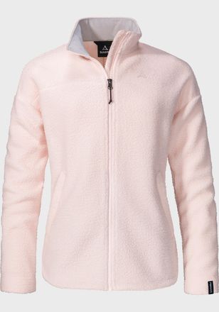 Sch&ouml;ffel Fleecejacke SCH&Ouml;FFEL CIRC Fleece Jk Style Purga WMS, Damen, Gr. 40, rosa (3205, rosa), Oberstoff: 100% Polyester, relaxed fit, hoch geschlossener Auss