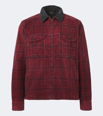 Ralph Lauren Giacca camicia in velluto a coste di cotone