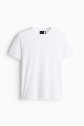 H&M COOLMAX-T-Shirt Regular Fit - White