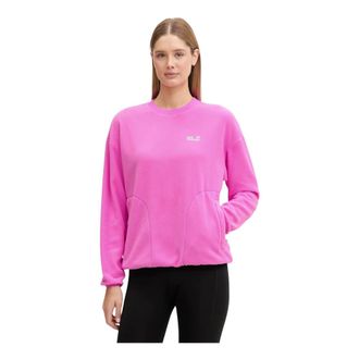 Jack Wolfskin Find The Wild Crewneck - Sport - Mujer - Rosa - XS