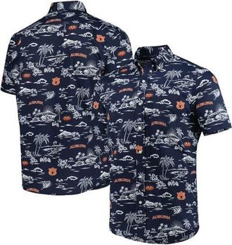Reyn Spooner Mens Reyn Spooner Navy Auburn Tigers Classic Button-Down Shirt at Nordstrom, Size Large