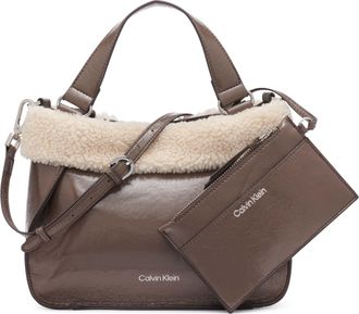 Calvin Klein Womens Estelle Novelty Crossbody, Modern Taupe/Natural, One Size