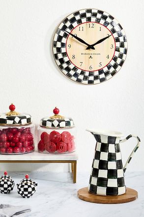 MacKenzie-Childs Check Wall Clock