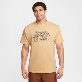 Nike Mens Nike SB Max90 Skate T-Shirt in Brown | FZ6712-222