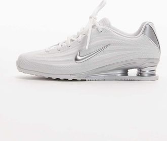 Nike Shox Z - Sneakers bianche e argento-Bianco