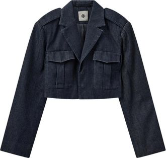The Garment Korte Denim Jas - Dames - Spijkerjassen - Blauw - XS - Denim - Jassen