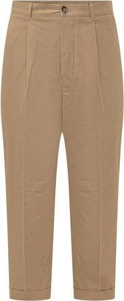 Ami Bfush 063Co 0087 Gestreept Button-Down Shirt - Heren - Chinos - Blauw - L - Katoen - Broeken