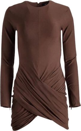 Jacquemus La Mini Robe De Minuit - Dresses - Mujer - Marr&oacute;n - XS