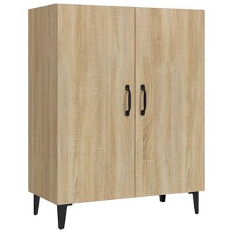 vidaXL Vidaxl - Aparador De Madera Contrachapada Roble Sonoma 70x34x90 Cm