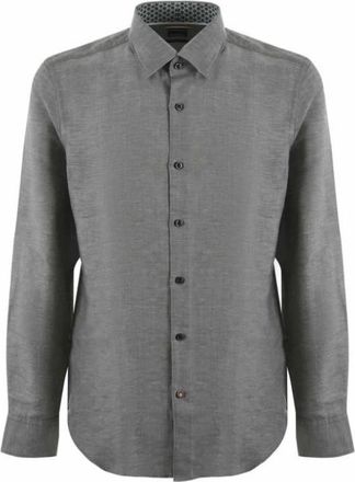 HUGO BOSS Overhemden, Heren, Groen, M, Shirt