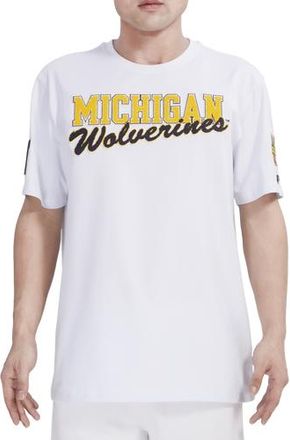 Pro Standard Mens Michigan Classic SJ T-Shirt - White/Multi Size XXL