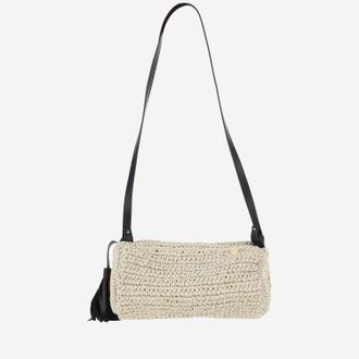 Filippo Catarzi Viscose And Straw Blend Bag