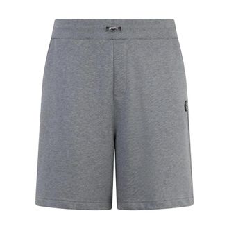 Philipp Plein Fleece Shorts Basic - Heren - Korte Broeken - Grijs - XL - Katoen - Korte Broeken