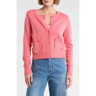 DKNY Button Front Cotton Cardigan in Sunkissed at Nordstrom Rack, Size X-Small