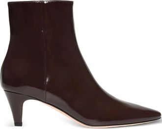 Gianvito Rossi 55mm Amelia boots - women - Nappa Leather/Nappa Leather/Leather - 38.5 - Brown