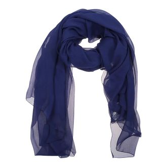 Alberta Ferretti Alberta Ferretti, Silky Scarves, female, Blue, Size: ONE SIZE Silk Stole