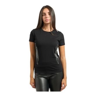 Emporio Armani T-Shirts, female, Black, L, T-Shirt manica corta