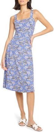 Nic+Zoe Dana Ocean Jewel Jersey Dress in Blue Multi at Nordstrom Rack, Size Large P