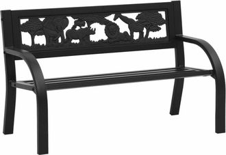 vidaXL Vidaxl - Children Garden Bench 86 cm Steel