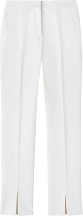 Jil Sander tailored cotton trousers - women - Cotton - 40 - White