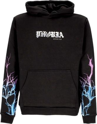 Phobia Archive Lightning Hoodie - Heren - Hoodies - Zwart - XS - Katoen - Hoodies & sweatvesten