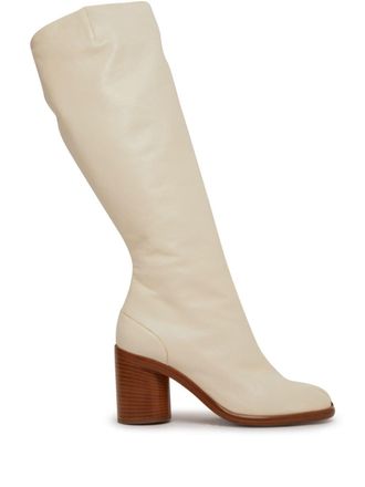 Maison Margiela Stivali Tabi al ginocchio 80mm - Toni neutri