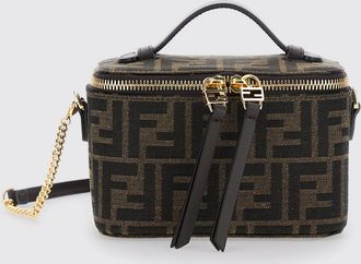Fendi Mini vanity case in tessuto con monogram FF jacquard