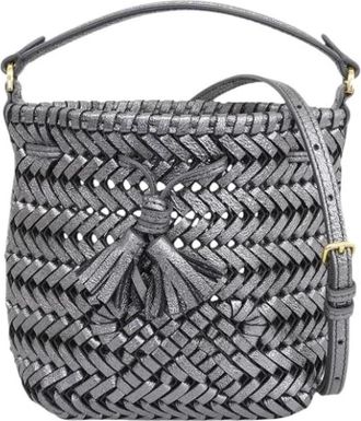 Anya Hindmarch Pre-owned Shoulder Bag - Dames - Vintage Tas - Grijs - ONE Size - Leer - Vintage