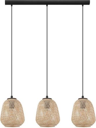 Eglo Eglo - Dembleby 3 Lamp Straight Bar Pendant Ceiling Light Black