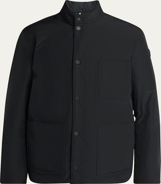 Moncler Mens Ouille Three-Pocket Down Jacket