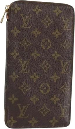 Louis Vuitton Pre-owned Wallets, female, Brown, Size: ONE SIZE Pre-owned Vintage Canvas Wallet