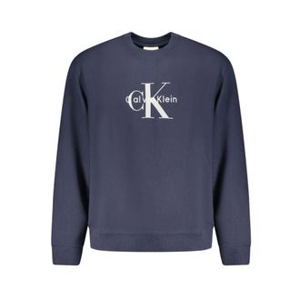 Calvin Klein Hoodies & sweatvesten, Heren, Blauw, L, Katoen, Cotton Sweatshirt