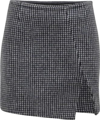 Douuod Mini Rok met Zijdelingse Split - Dames - Korte rokken - Veelkleurig - XS - Rokken