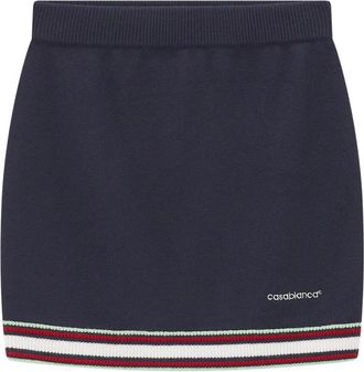Casablanca Short Skirts - Dames - Korte rokken - Blauw - M - Wol - Rokken