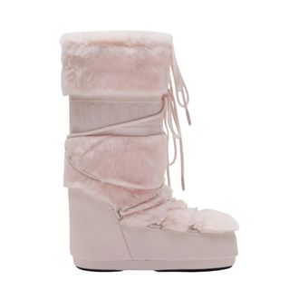 Moon Boot Stivali Icon in Finta Pelliccia - - Shoes - Donna - Rosa - 39 EU