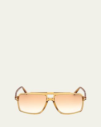 Tom Ford Kemp Aviator Sunglasses