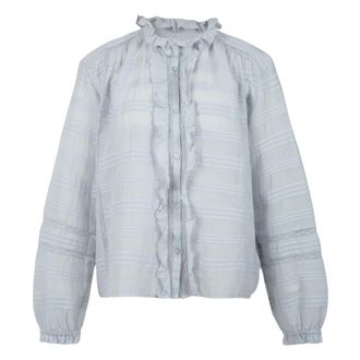 Isabel Marant Blouses, female, Blue, Size: L Top Peline