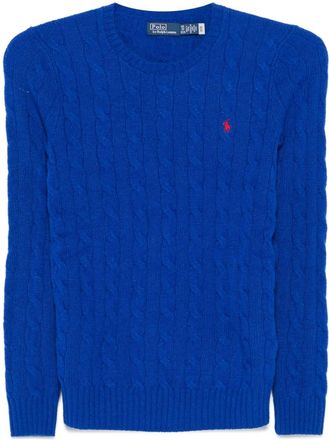 Polo Ralph Lauren cable-knit sweater - women - Cashmere/RWS Wool - S - Blue