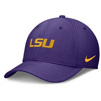 Nike LSU Tigers On-Field Swoosh Nike Mens Dri-FIT College Hat in Purple | NC0351LLSN-JHP