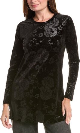 Johnny Was Embossed Stretch Velvet Tunic