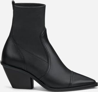 AGL Roberta Stretch Cowboy Boot in Black Nappa at Nordstrom, Size 36.5